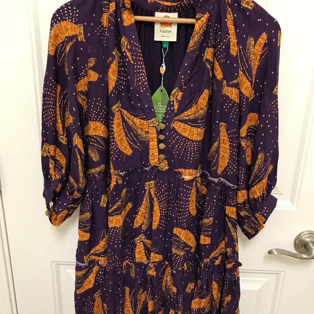 NEW WITH TAGS FARM RIO BOROGODO DRESS